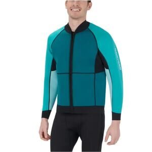 Sea-Doo Men's Turquoise Neoprene Montego Wetsuit Jacket Size L